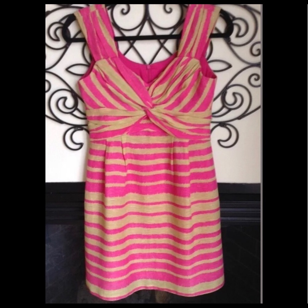 Linen dress with silk inside!